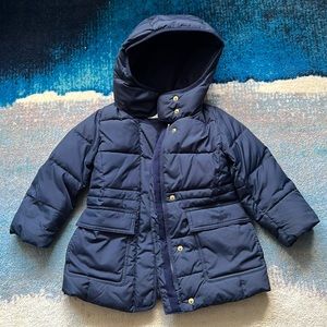 J.Crew crewcuts girls navy winter jacket
